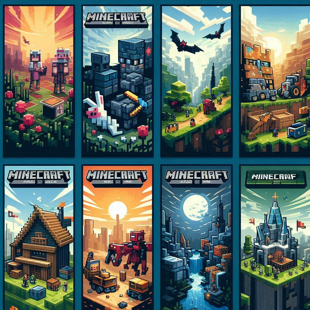 Minecraft (2009) Game Icons Banners