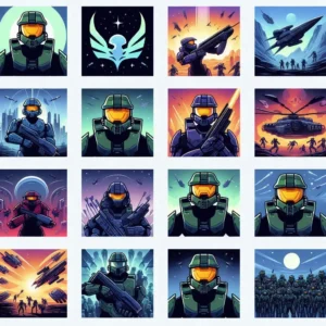 Halo (2003) Game Icons Banners